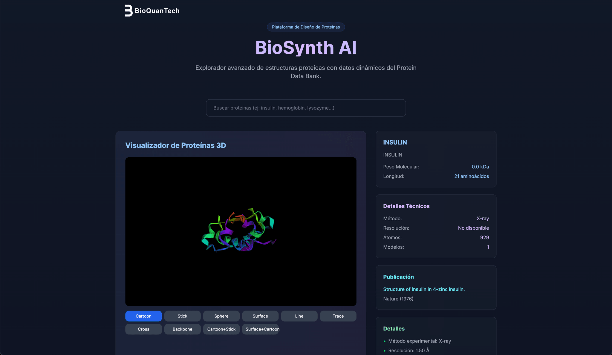BioQuantech - Plataforma revolucionaria que combina biotecnología, IA y computación cuántica para el diseño de proteínas | Proyecto de Biotecnología por JohnOlven